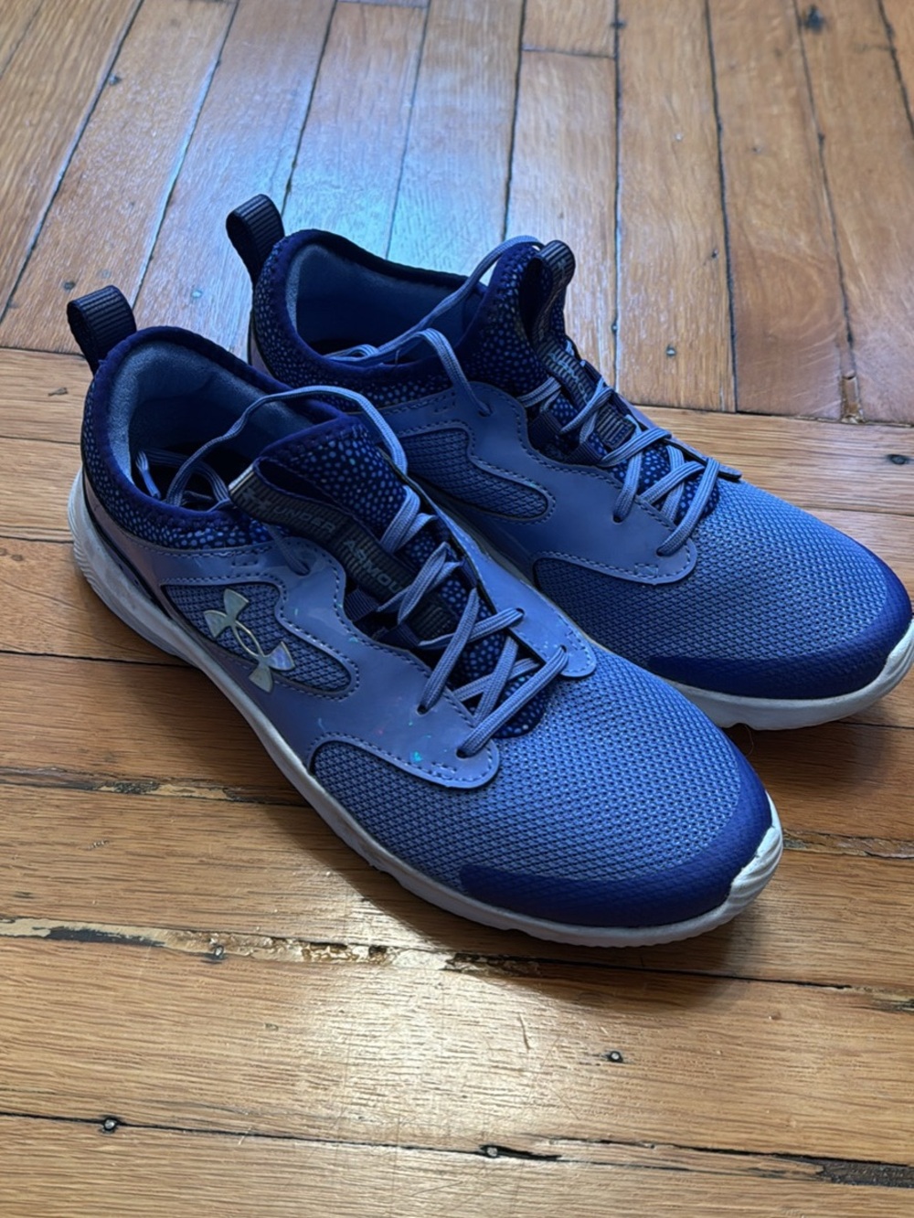 Under Armour Purple Girls' Lightweight Athletic Sneakers - ggs infinity 6Y